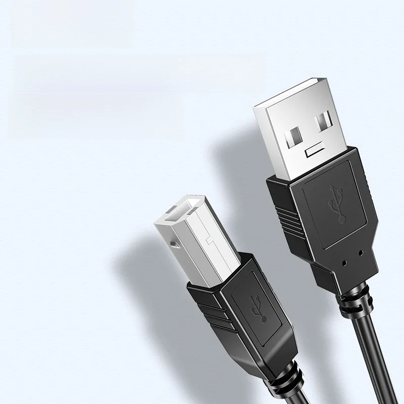 Unnlink USB Printer Cable USB-A 2.0 to USB-B Scanner Cord 1.5 Meters For PC Camera Printer Extension Cable MIDI Controlle Cable