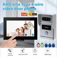 Wifi Video Doorbell System 1080P HD Doorphone Door Camera 7 Inch Touch Screen Video Intercom RFID Card Unlock IP Villa Apartment