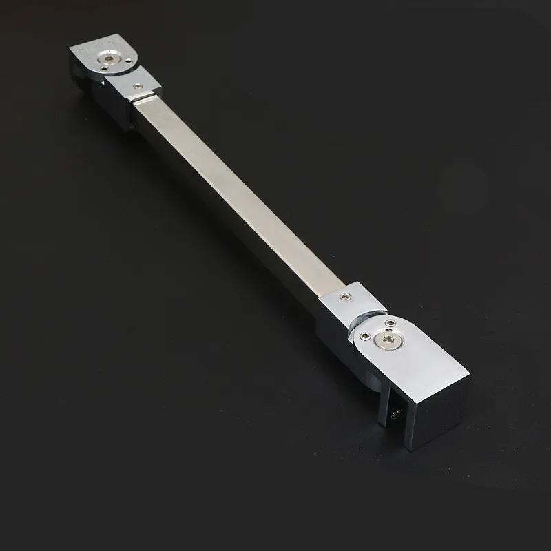 Rvs Douche Glazen Deur Vaste Staaf/Clip, Badkamer Glas Ondersteuning Bar, lengte 30/60/70Cm (LG002) - afbeelding 2