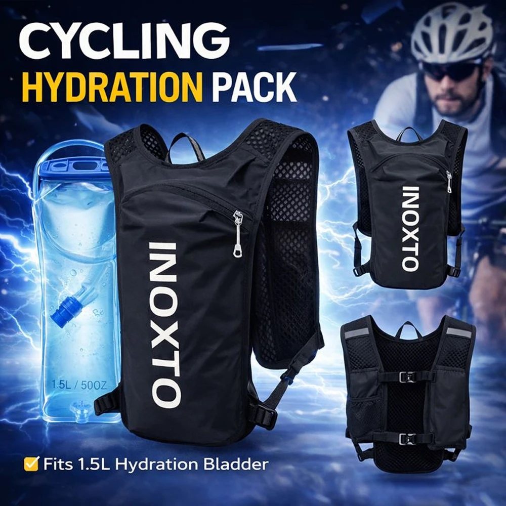 

Легкий дышащий гидратор-жилет 5 л для бега, велоспорта, марафона, походов, альпинизма и других видов активного отдыха