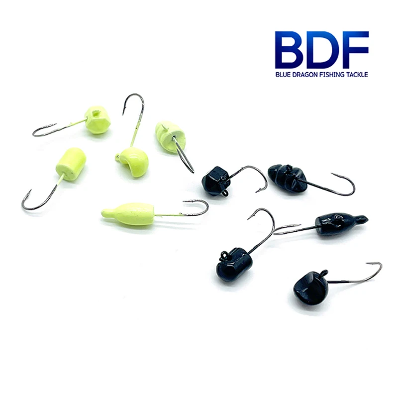 أزرق التنين تهزهز أسود مضيء 5 أشكال 1 جرام 1.5 جرام 2 جرام سمك الصخور الدنيس البحري الحبار