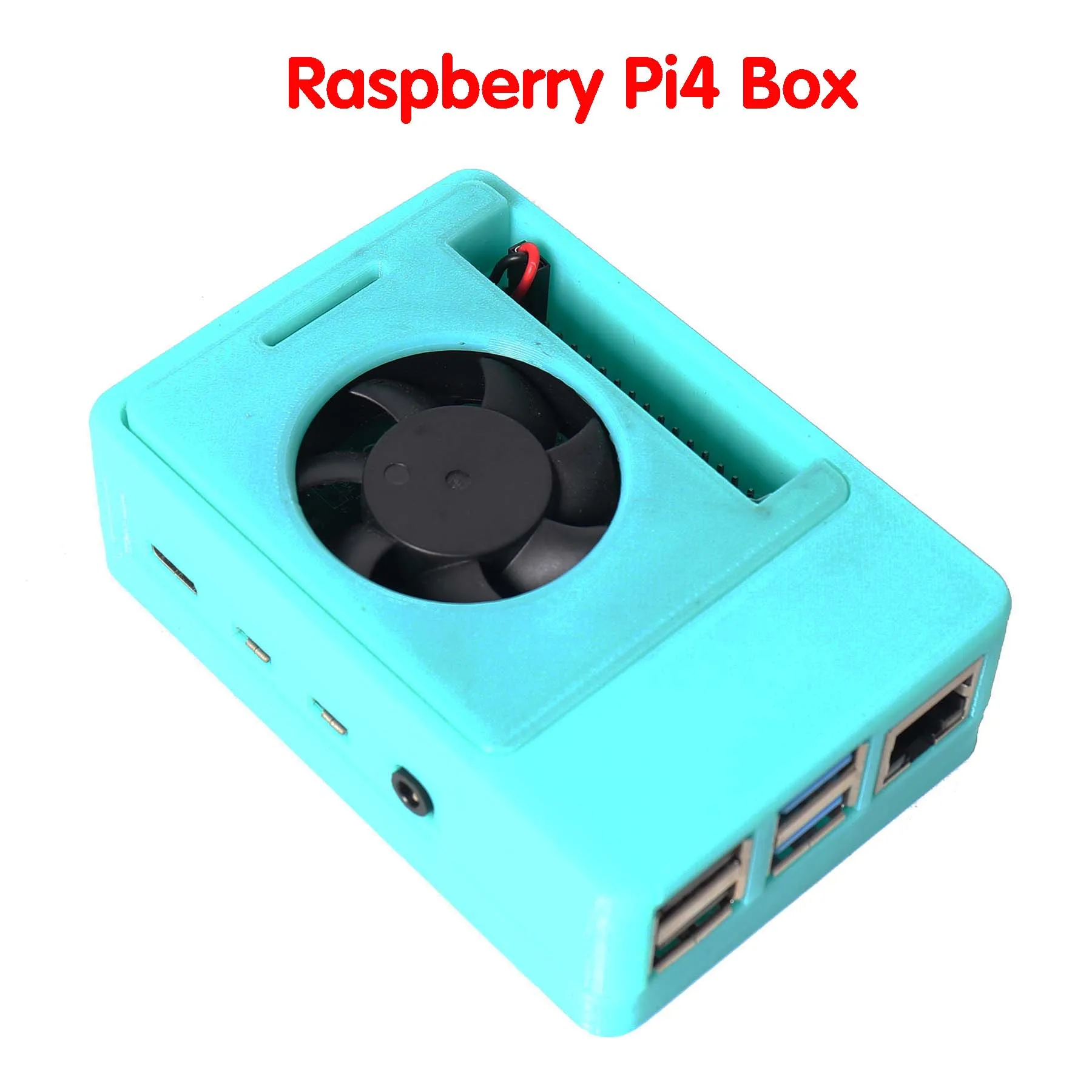 

Blurolls PETG 3d печать Raspberry Pi4B чехол Box с 4010 охлаждающим вентилятором