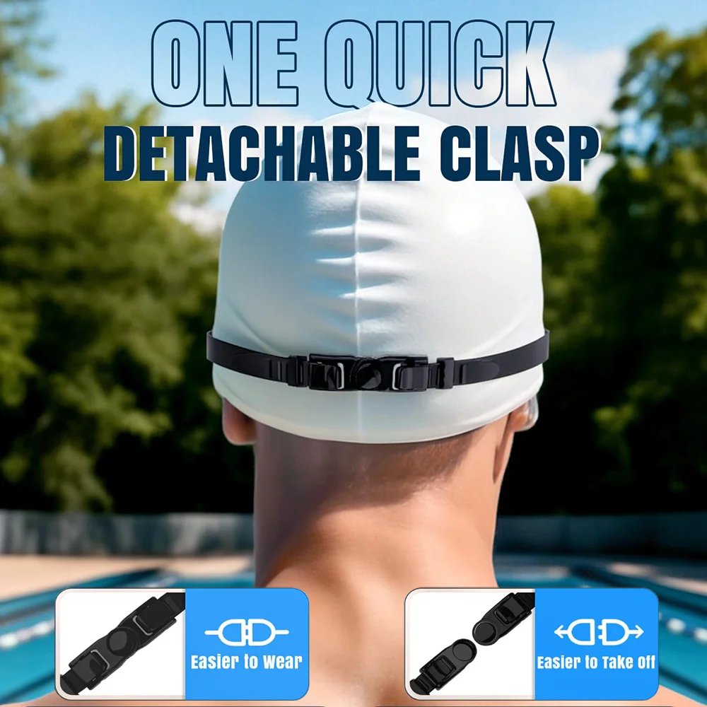 Schwimmbrille mit Weitwinkel-Sicht, Auslaufsicher, Beschlagfrei, UV-Schutz 180° ° Clear Vision Schwimmbrille für Erwachsene, Männer, Frauen, Jugendliche – Detail 5