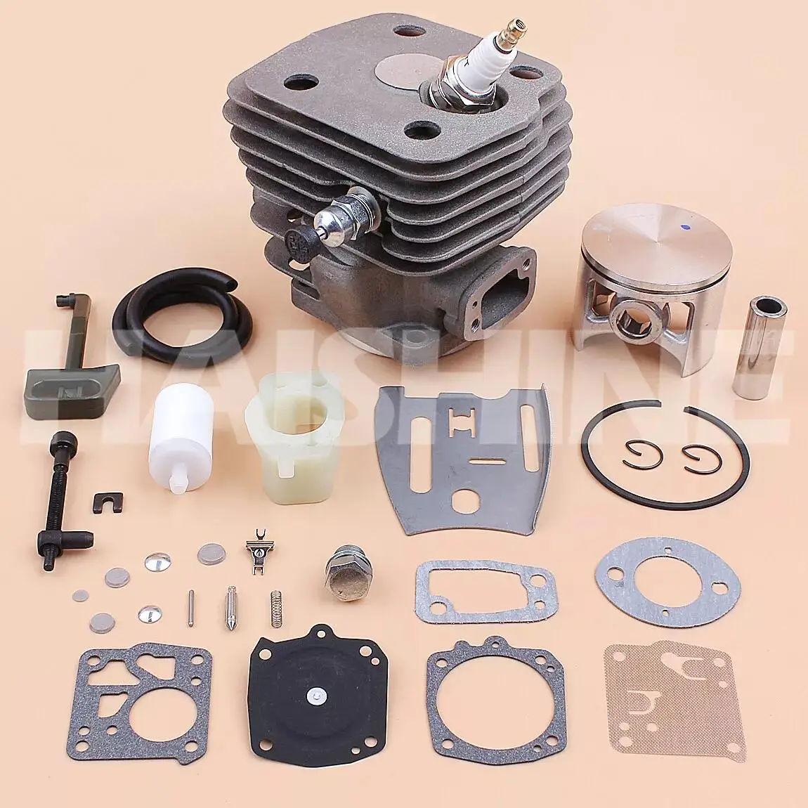 

54mm Cylinder Piston Carb Kit For Husqvarna 288XP 181 281 288 Chainsaw 503506301 503506301 5039074-71 5442231-02