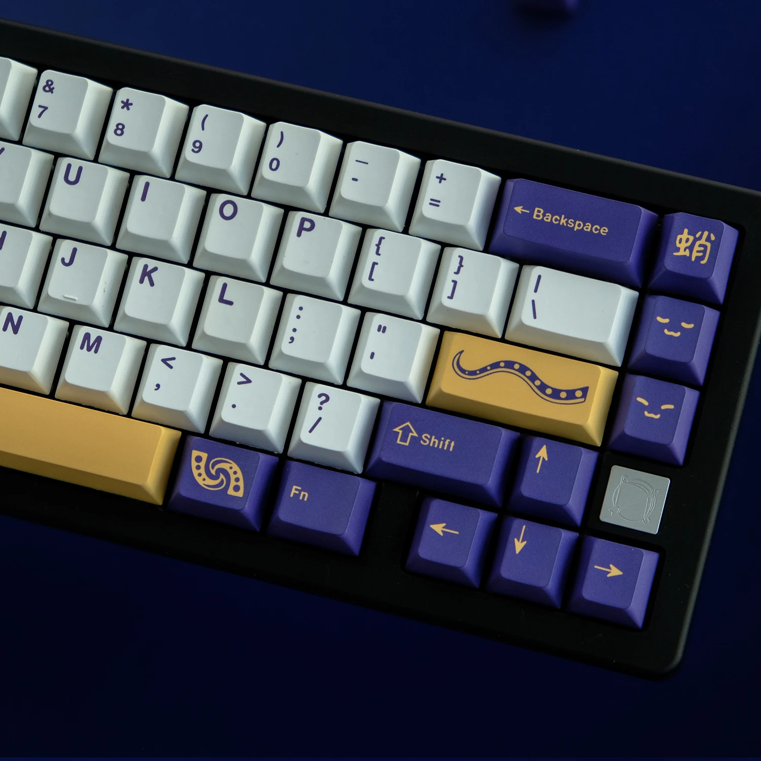 Imagem -05 - Gmk Tako Keycaps Perfil Cereja Pbt Sublimação Dye Teclado Mecânico Inglês Japonês 1.75u 2u Shift 129 Chaves