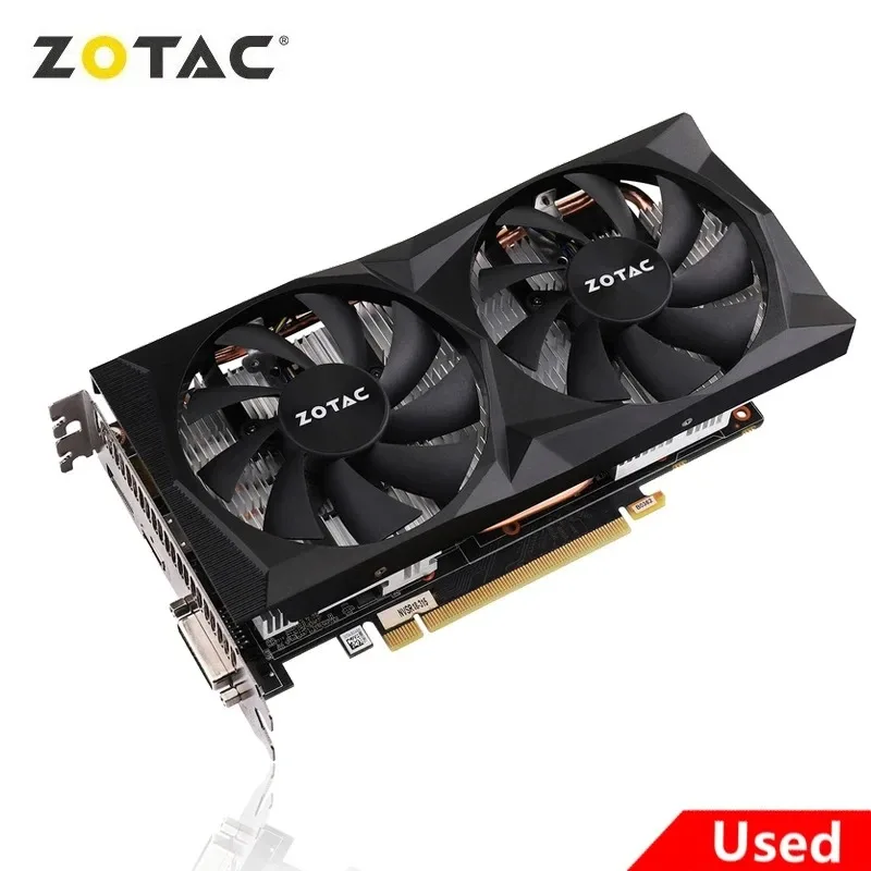 ZOTAC-Cartes graphiques vidéo de jeu GTX 2024, GTX1660, 6G, GDDR5, 192 bits, 1660 d'occasion