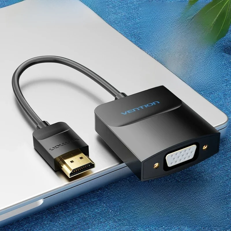 Przewód przedłużający Adapter HDMI do VGA HDMI męski do VGA Felame HD 1080P Audio kabel konwertera z ponad 3.5 Jack dla PS4 laptopa PC Box żarówka jak — zdjęcie produktu 7