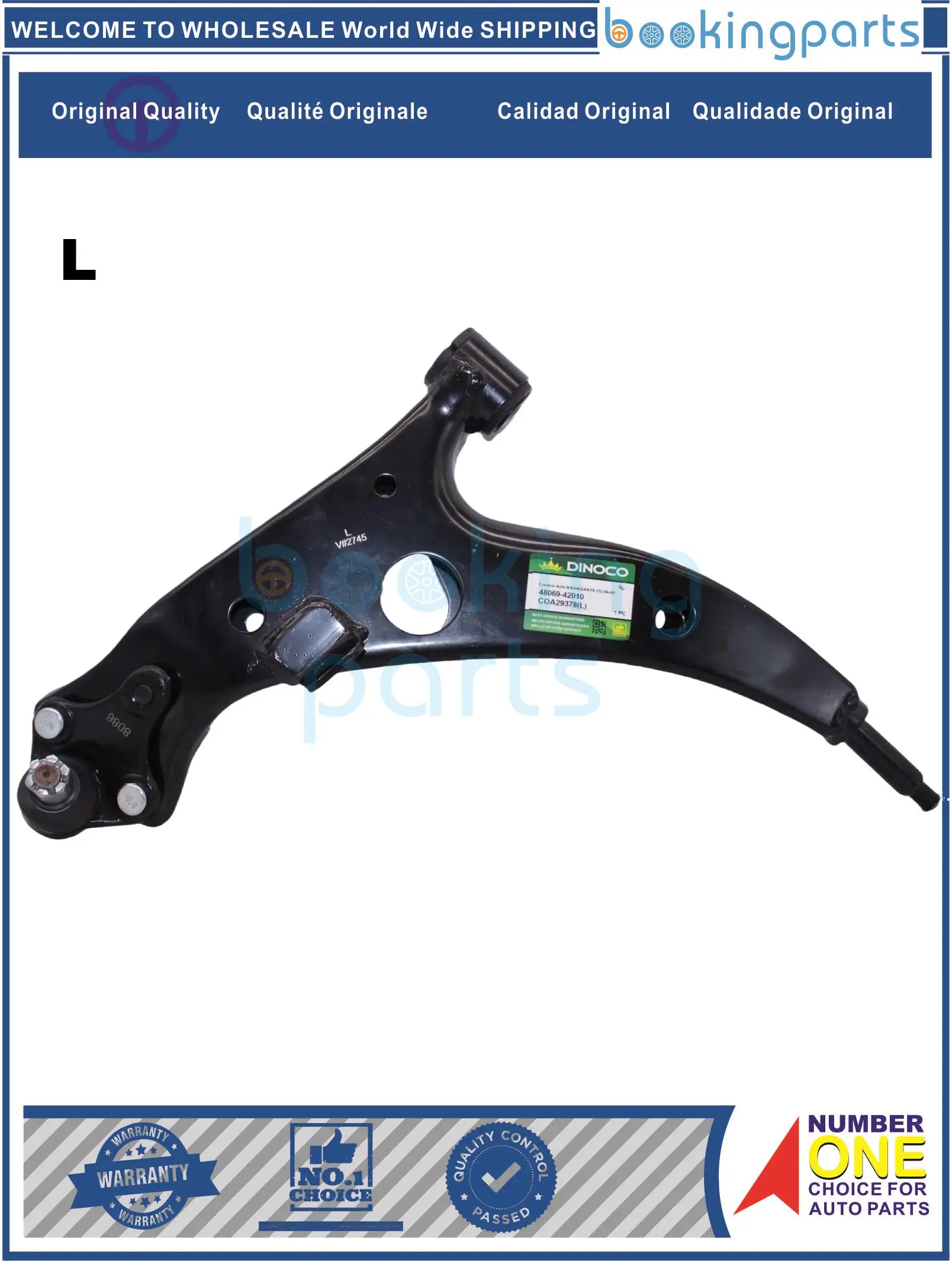 COA29378(L),48069-42010, 4806942010 L, 4806942012   Braccio di controllo per TOYOTA RAV4(SXA10,15) 94-00