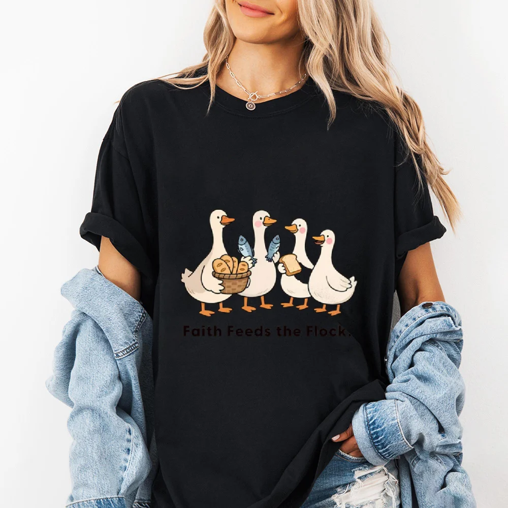 

Летняя женская футболка из чистого хлопка с милым животным принтом и короткими рукавами, 100% хлопок, тяжелая женская одежда с короткими рукавами