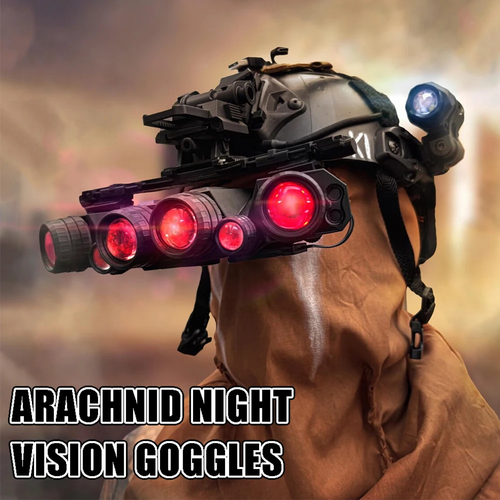 

Spider Koenig Six-eye Night Vision Device Model Fit GPNVG18 Military Tactical Helmet Gear for COD16 Koenig Cosplay Movie Props