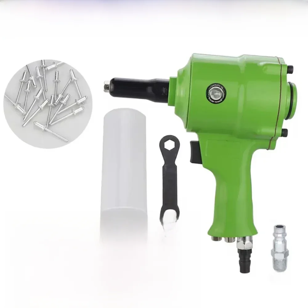 HIFESON pistolet à rivets pneumatique outil de pistolet aveugle à ongles pneumatique riveteurs POP automatiques outil de rivetage pour 2.4mm 3.2mm 4.0mm 4.8mm