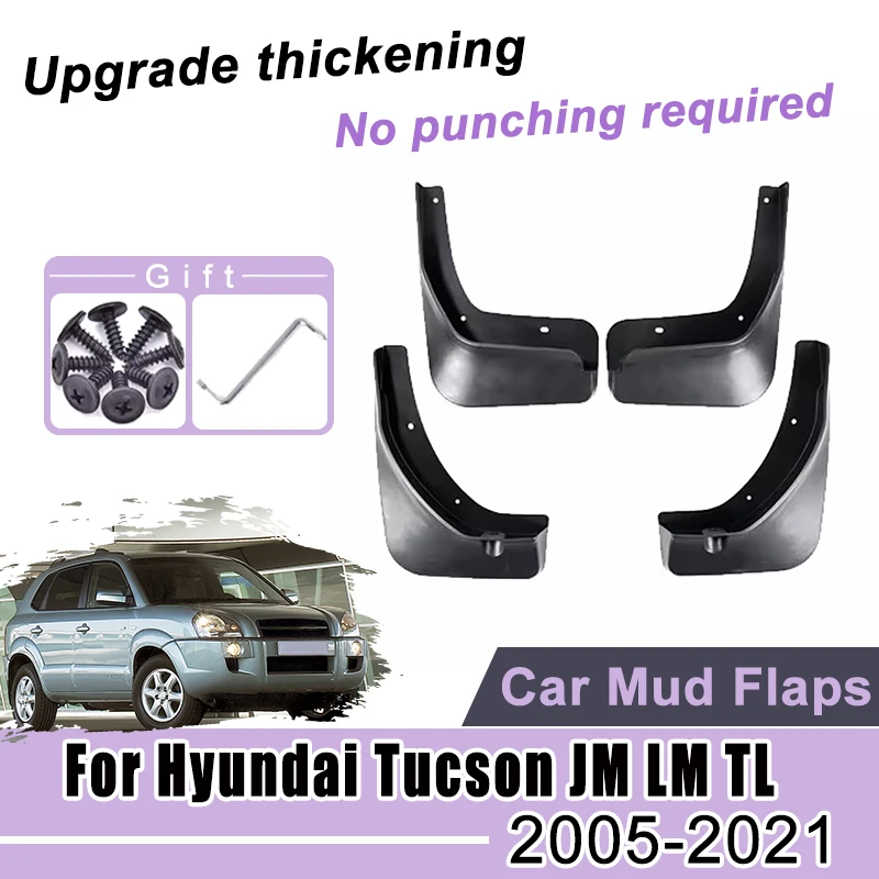 

Mudguard For Hyundai Tucson JM LM TL 2005~2019 2006 Mud Flaps Guard Splash Flap Mudguards Fender Auto Accessories Wheels Parts
