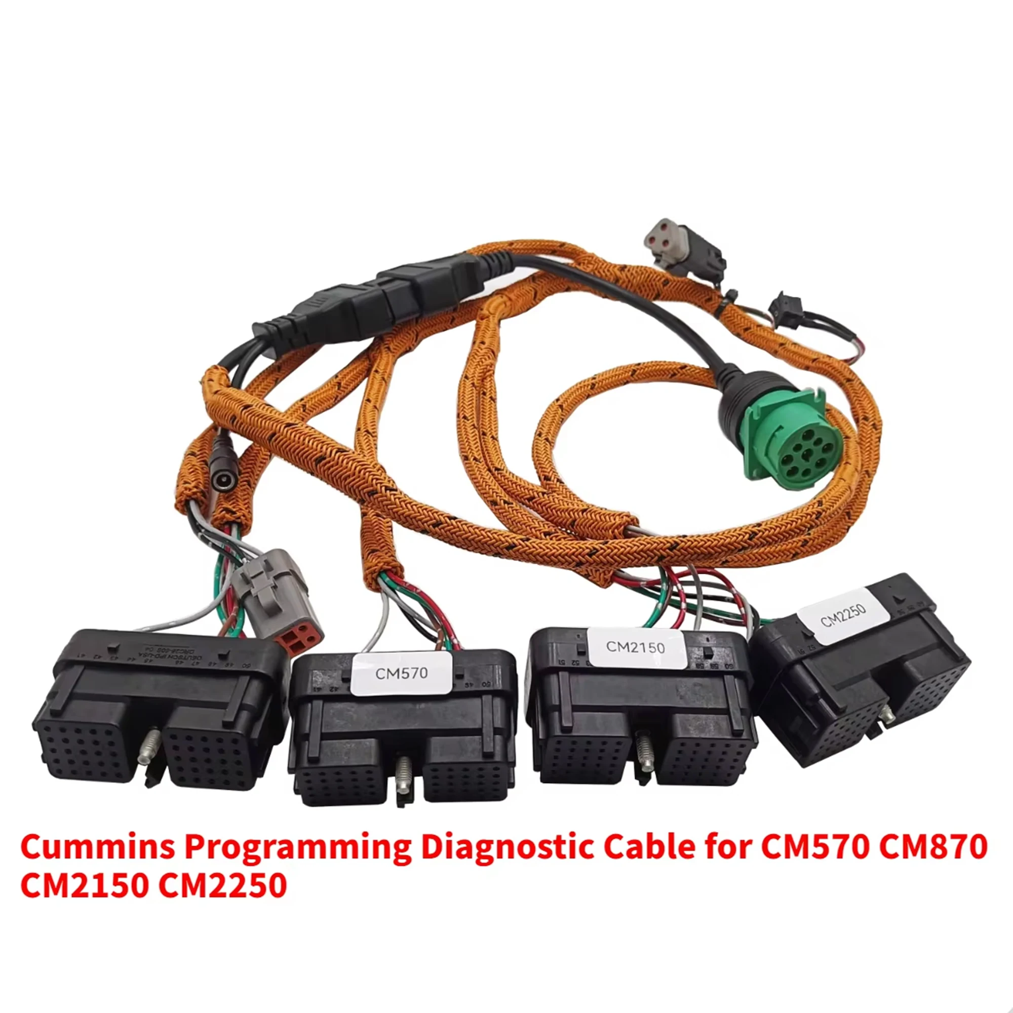 For Cummins Program Diagnosic Cable for CM570 CM870 CM2150 CM2250 ECU ECM diesel Engine diagnosis Detection brush Wiring Harness