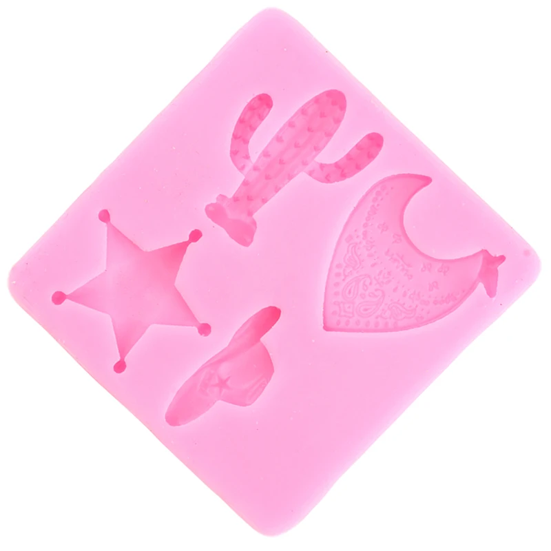 Bull Head Silicone Molds Feather Arrow Fondant Mold Cake Decorating Tools Cactus Chocolate Mould Horseshoe Hoof Candy Moulds