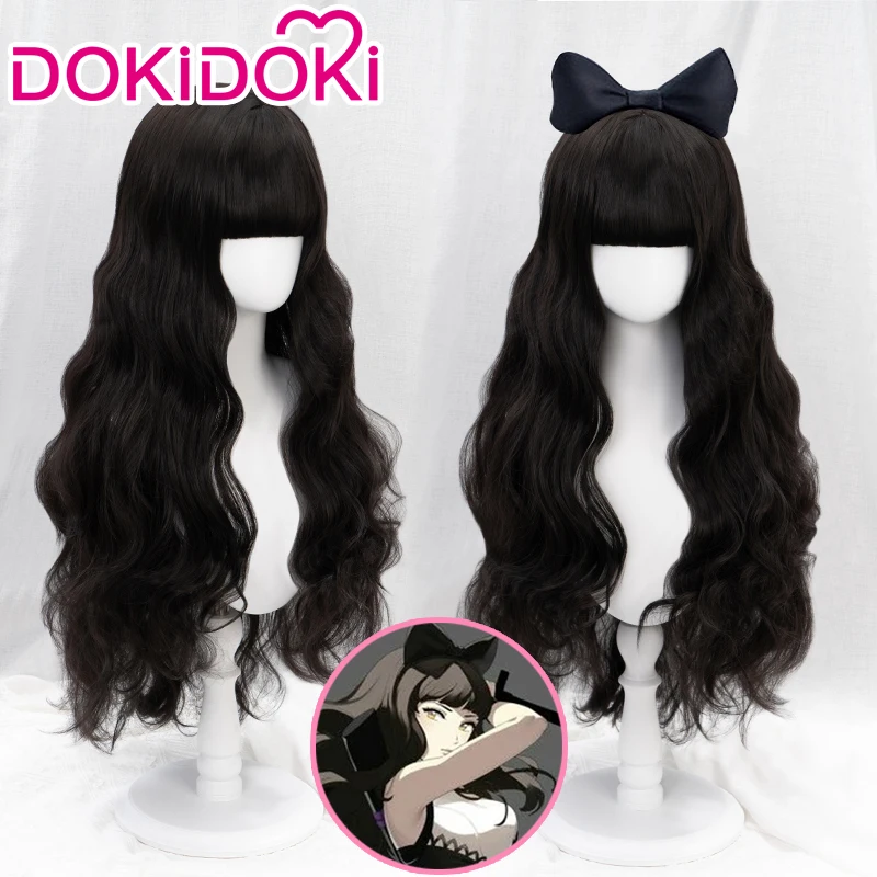 Blake Belladonna Wig Anime Cosplay DokiDoki Women 80cm Black Long Hair Blake Belladonna Cosplay Free Wig Cap Christmas