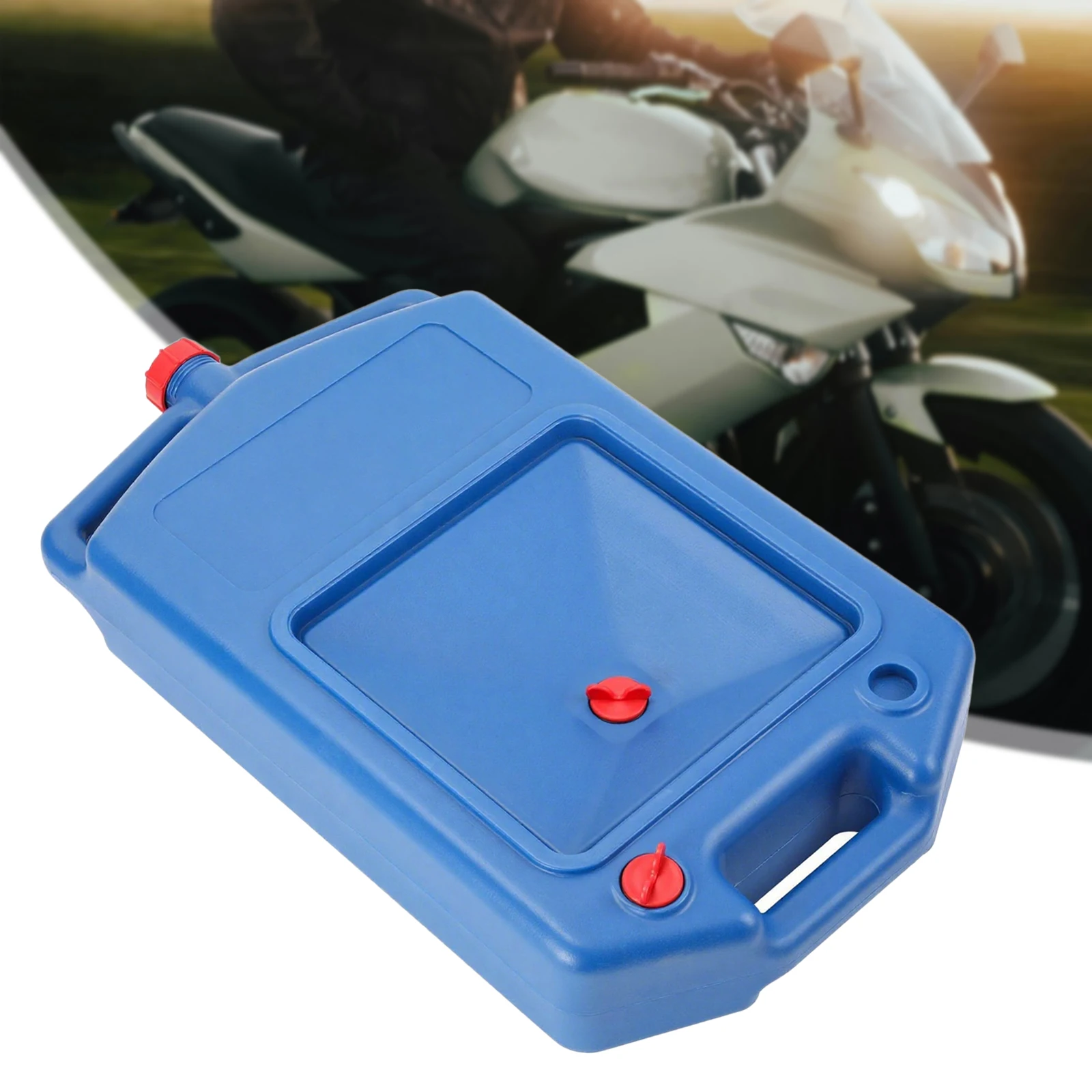 8L Oil Receiving Basin Drip Pan Heavy Duty Oil Drain Container Oil change Pan Tray Car Van Motorcycle Garage Fluid Drain Tool