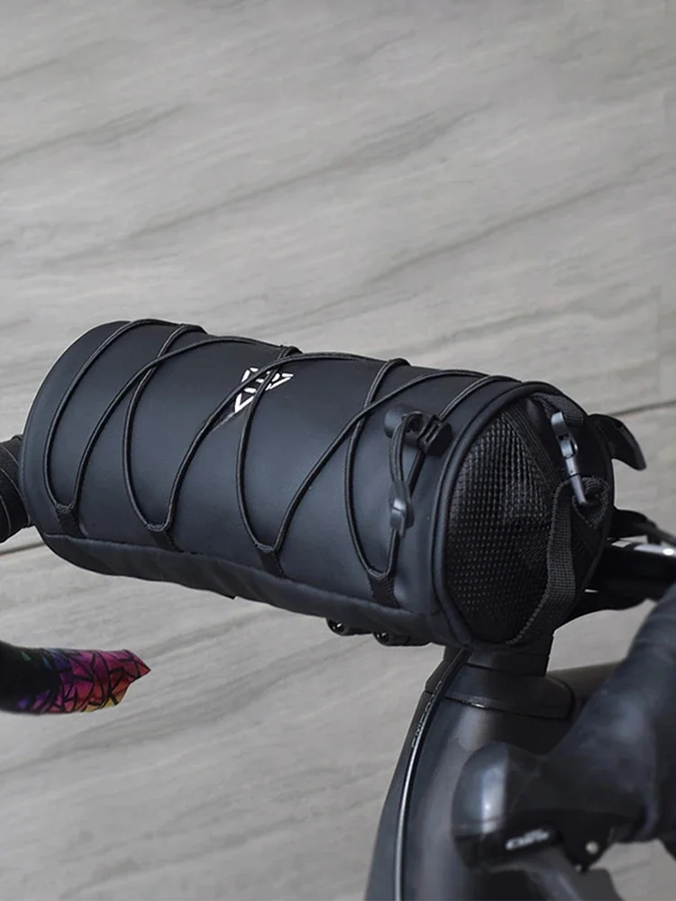 AliExpress NONE 2.4/4.2L Frame Pannier Bag Large Capacity Bike Handlebar Bag with Side Mesh Storage Pocket for Road Mountain Bike Cycling Travel