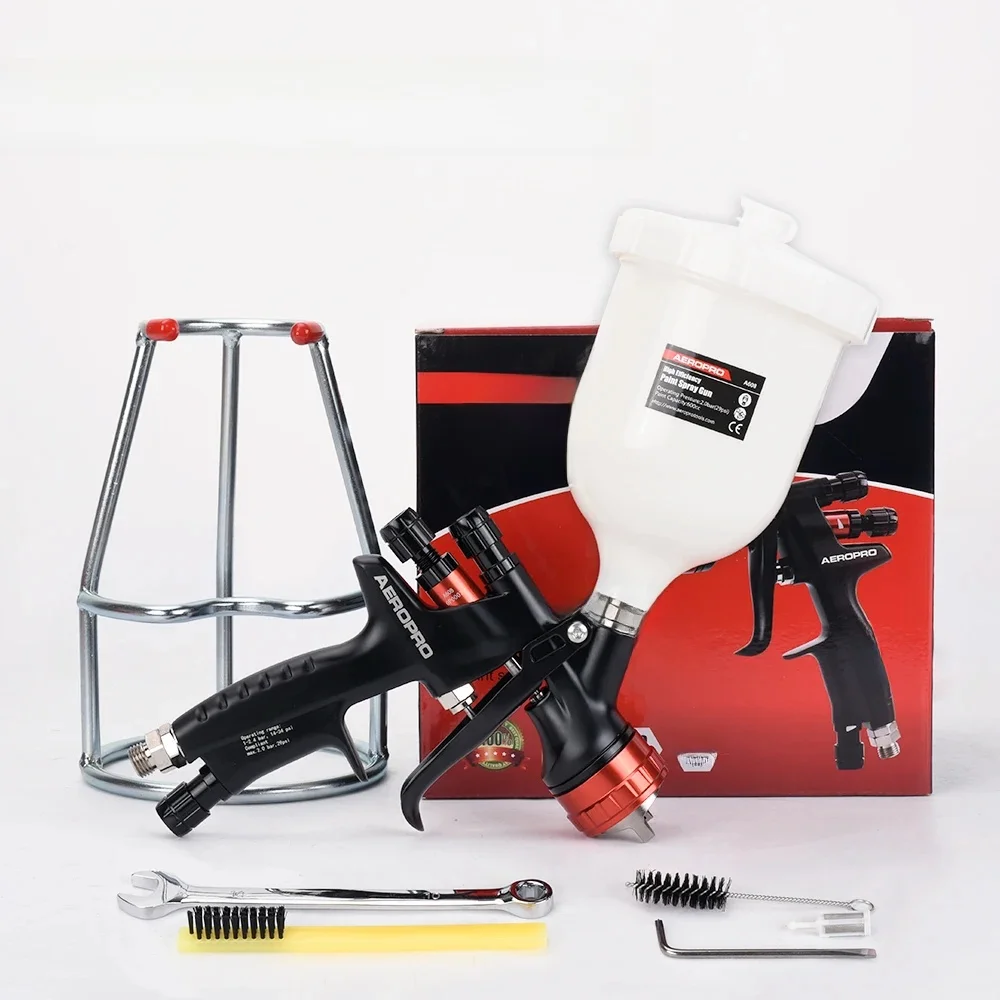 AEROPRO Professional Paint Spray Gun 1.3 mm nozzle A608 Airbrush Automotive Pneumatic Painting Gun Car Finish Painting