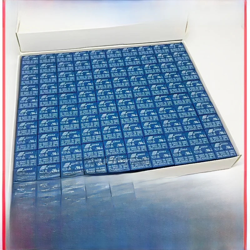 100PCS/LOT SRD-03VDC-SL-C SRD-05VDC-SL-C SRD-12VDC-SL-C SRD-24VDC-SL-C 3V 5V 6V 9V 12V 24V 48V Przekaźnik 10A 250V — zdjęcie produktu 7