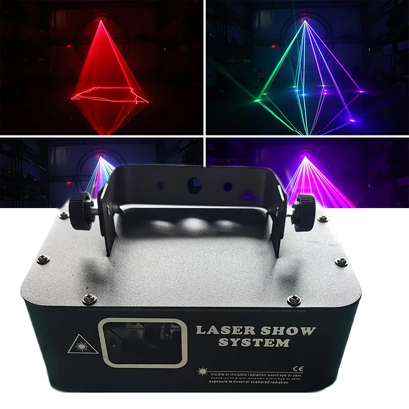 

uponelite 500mw RGB Laser Beam Line Scanner Projector DJ Disco Stage Lighting Effect Dance Party Bar Club DMX Lights
