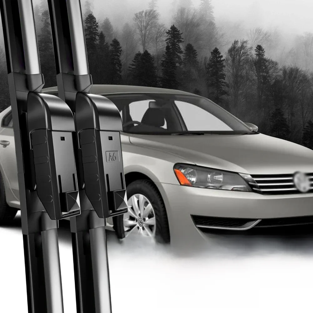 Für VW Passat B6 Front Wischer Klingen 2005-2011 2006 2007 2008 2009 2010 Windschutzscheibe Windschutz Fenster Pinsel Zubehör 24 "+ 19"