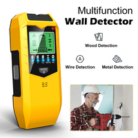 SH402 Wall Stud Finder Sensor Wall Scanner 5 in 1 LCD Electronic Detector Edge Center Wood Current Metal AC Live Wires Detection