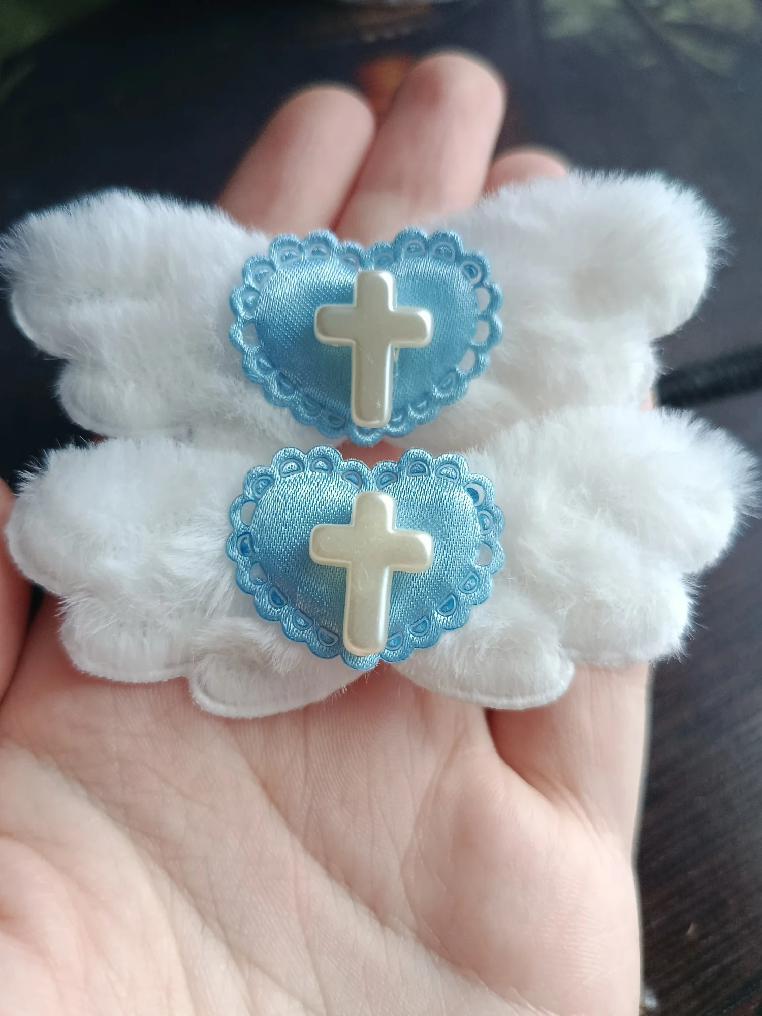 Gothic Heart Angel Wing Hair Clips Y2K Aesthetics Hairpins Barrettes Harajuku Hairgrips Fashion Hair Accessories photo review