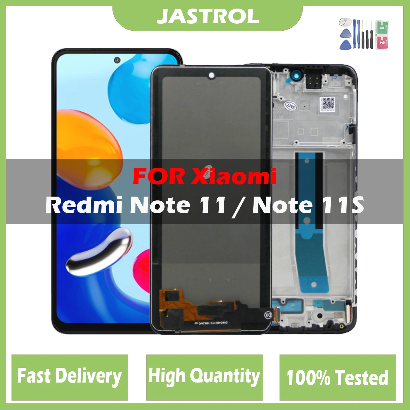 

Original Lcd For Xiaomi Redmi Note 11 Display Touch Screen Digitizer Panel Assembly For Redmi Note 11S LCD 2201117TG 2201117SG