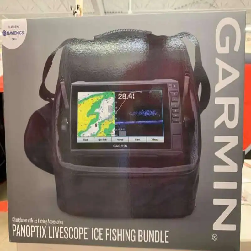 NEW Garmins Panoptix LiveScope Ice Fishing Includes ECHOMAP Plus 93sv Sonar