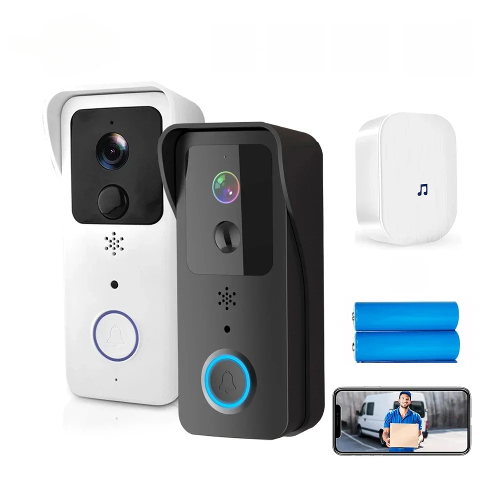5G 2.4G WiFi Video Deurbel 1080P Tuya Smart Outdoor Draadloze Intercom Waterdichte Draadloze Camera met AC/DC Voeding - afbeelding 2