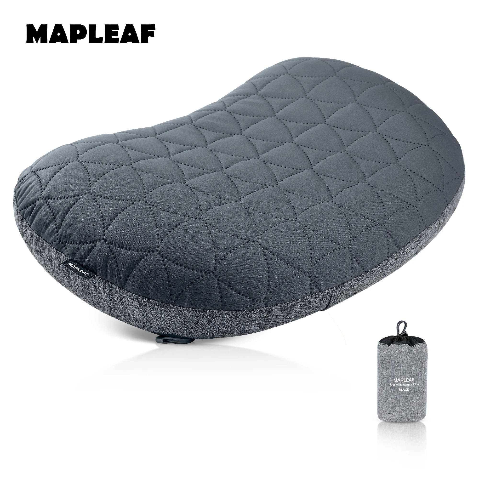 

MAPLEAF надувная подушка для кемпинга Сверхлегкая водонепроницаемая воздушная подушка 10 см Подушка для сна для кемпинга Надувная походная воздушная подушка