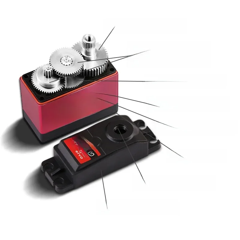 HOT Waterdichte Servo 20Kg 25Kg 30Kg 35Kg 40Kg Hoge Snelheid Servo Metal Gear Digitale servo RC Baja Servo Voor 1/8 1/10 RC Auto's - afbeelding 2