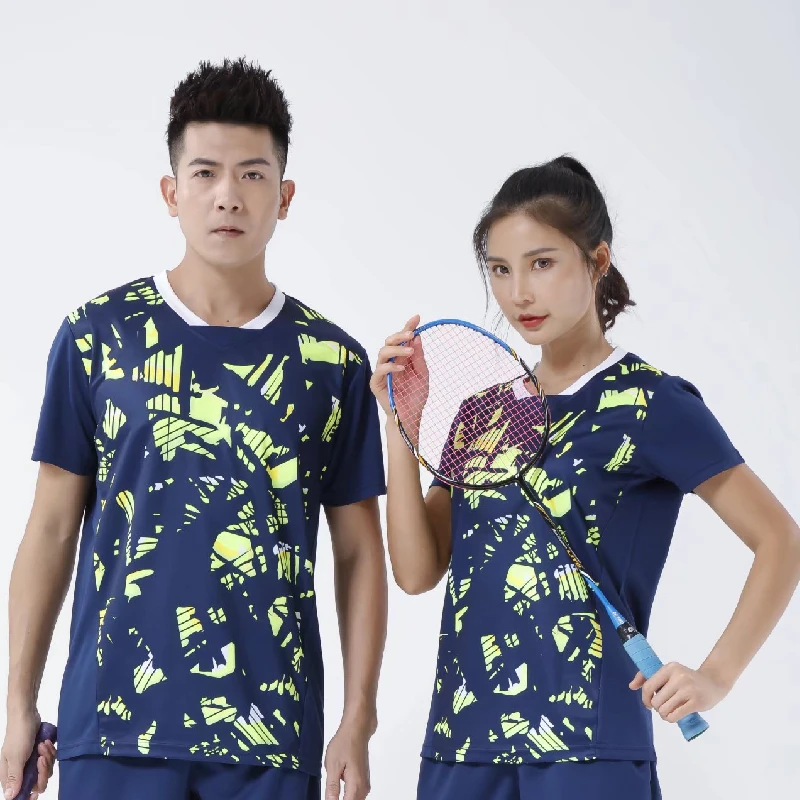 

Tennis Couple Shirts Men Women Sportwear Pingpong Volleyball Golf Cycling Marathon Breathable Quick Dry