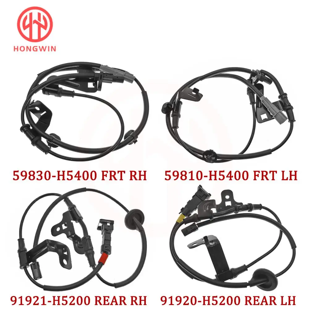 For Hyundai Solaris 2 Kia Rio 4 New Front Rear Left Right ABS Wheel Speed Sensor 59810-H5400,59830-H5400,91920-H5200,91921-H5200