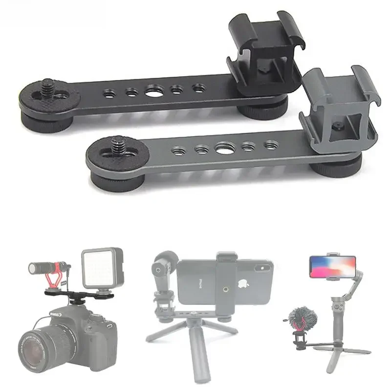 Przedłużenie gorącej stopki Mocowanie zimnej stopki Uchwyt lampy błyskowej do Nikon Canon Sony Olympus DSLR Camera Camcorder DV — zdjęcie 2