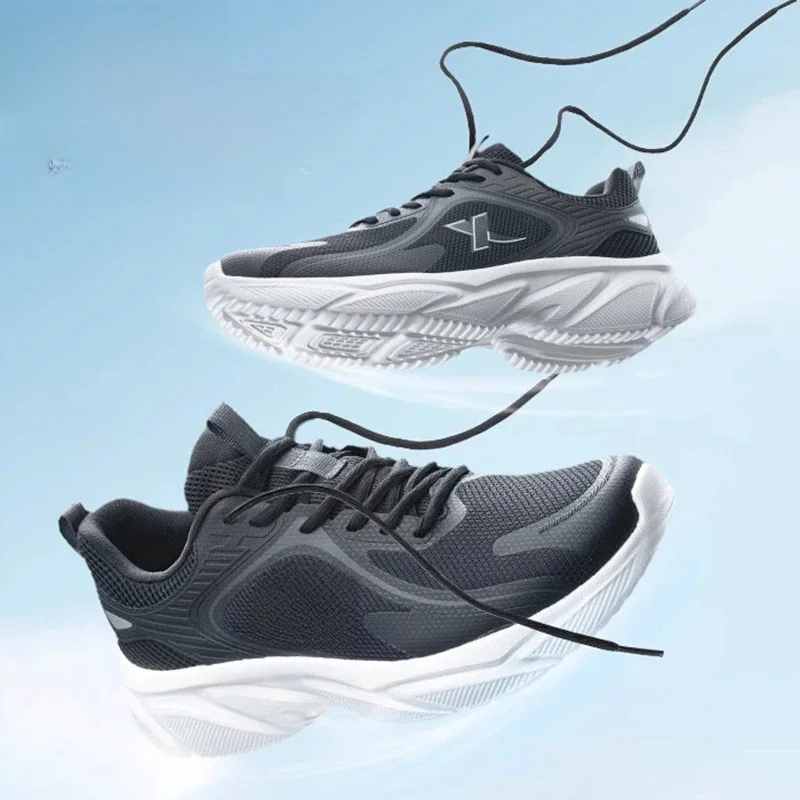 Męskie buty do biegania Xtep, oddychające, z siateczki, wygodne buty sportowe, letnie, codzienne, amortyzujące wstrząsy, męskie sneakersy 877319110024 — zdjęcie 2