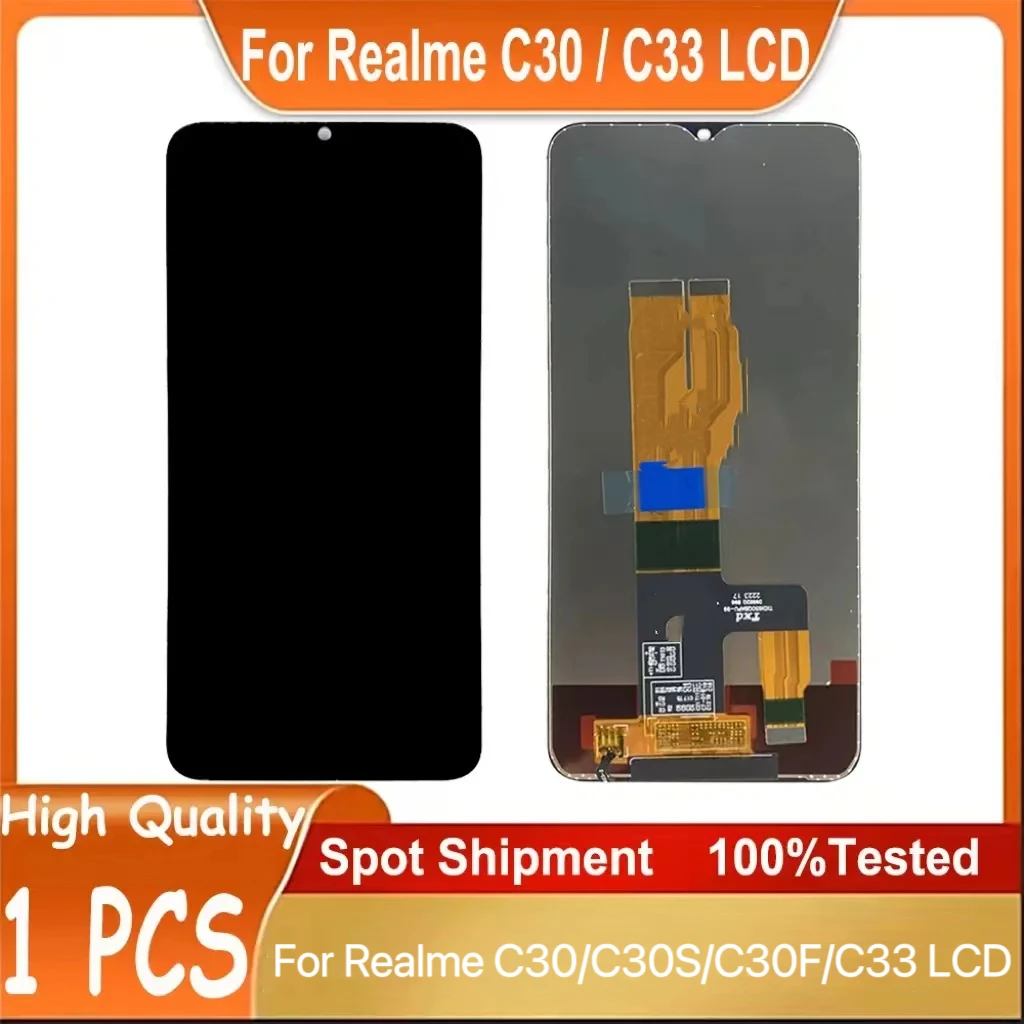 

6.5" Original For OPPO RealmeC30 screen assembly C30S/C33 LCD screen C30F displayTouch Screen Digitizer Assembly inside and out