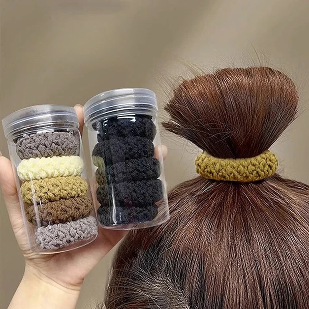 Kit poop hair band Rubber Band 6p/hair strap rubber band hair tying