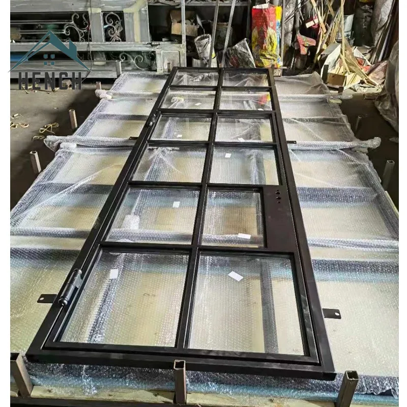 

Steel glass door factory real picture private custom model