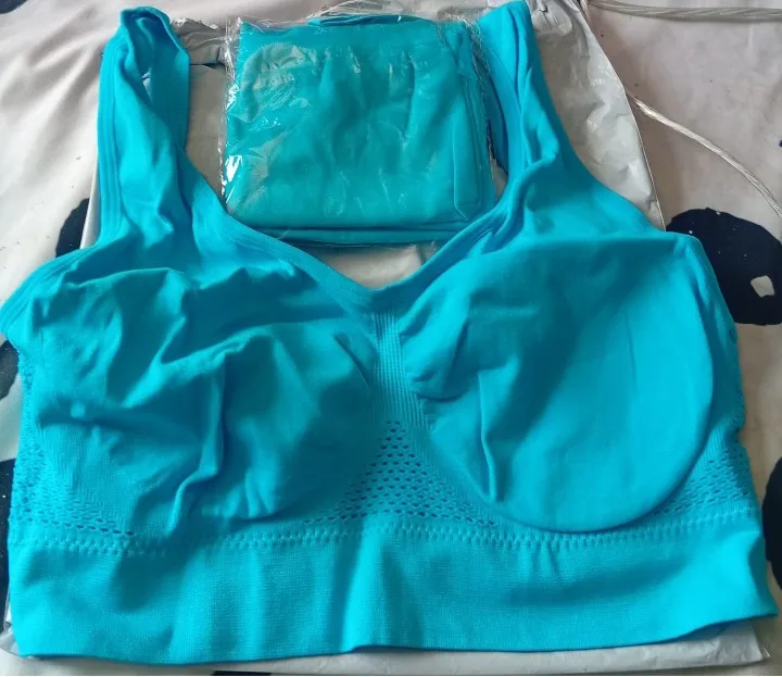 Seamless Bra Set Women Low Waist Underwear Female Tanks Bra Top Sexy Thong Panties Casual Sports Lingerie Set Girls Intimates photo review