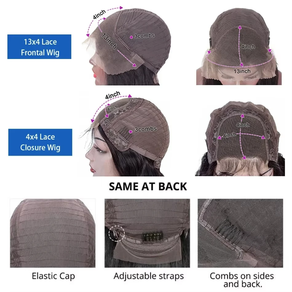 13x4 الدانتيل أمامي بوب شعر مستعار شعر الإنسان 200% الكثافة الدانتيل الجبهة الباروكات قبل قطعها شعر مستعار مستقيم شعر الإنسان الطبيعي الأسود للنساء #6