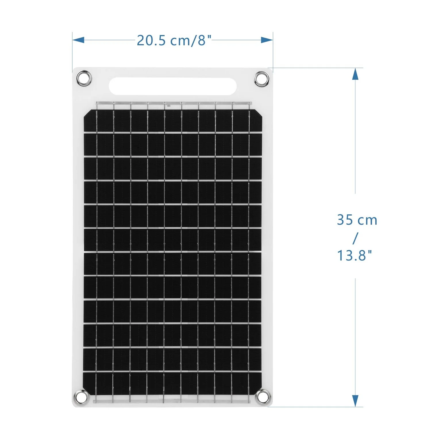 2PCS-Solar Panel 10W-5V Lightweight Portable Mini USB Solar Charger for Phones,Power Banks,Outdoor,Camping,Hiking,Backpacking