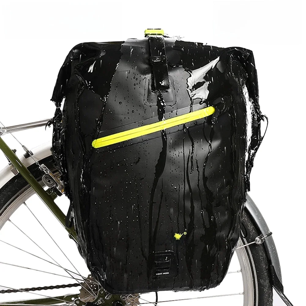 AliExpress Rhinowalk Bike Bag Pannier Bag Waterproof 27L Big Capacity 	 rear Bicycle Bag Luggage Rack Shoulder Bag Luggage Cycling Travelin