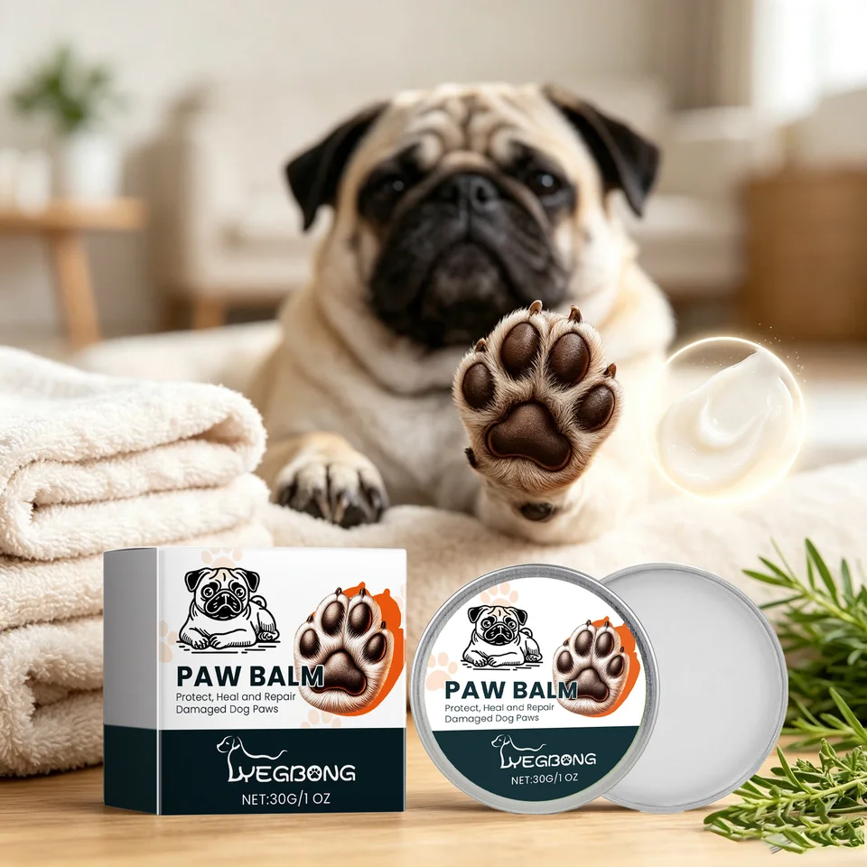 Natural Pet Paw Balm for Moisturizing and Protection