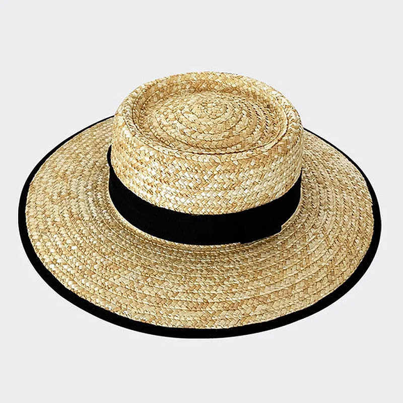 Womens Mens Wide Brim Straw Panama Hat Fedora Summer Beach Sun Hat UPF Straw Hat for Women