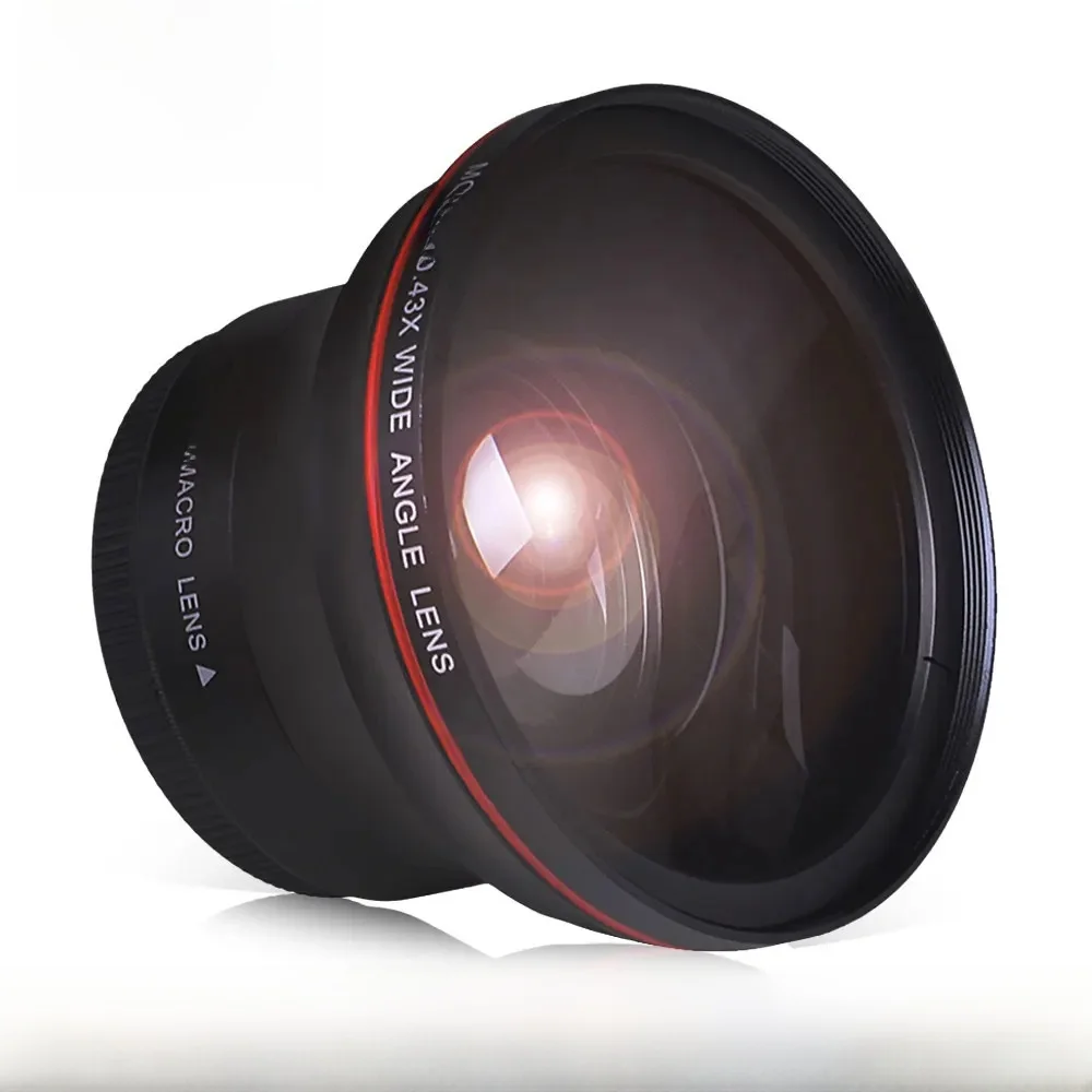 Szerokokątny obiektyw HD (Pickle Power 55MM 0,43x Professional HD (część makro) do aparatów Nikon D3400, D5600 i Sony Alpha — zdjęcie produktu 7