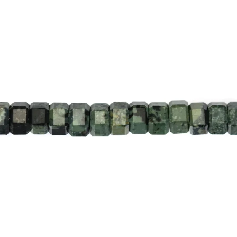 Kambaba Jasper Beads Strand Faceted hexagonal 3x6mm Natural Semiprecious Stone For Jewelry Making  DIY Bracelet Earrings