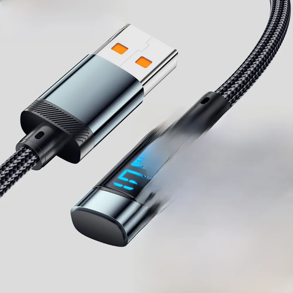 Essager 7A kabel USB typu C etui z cyfrowym wyświetlaczem do szybkiego ładowania kabel USB C dla Huawei Mate60 Pro Samsung Xiaomi — zdjęcie produktu 7