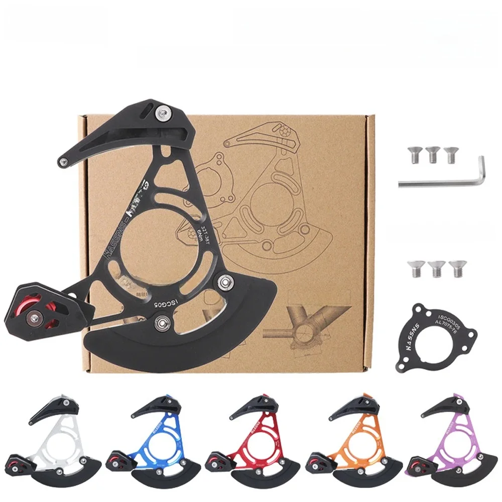 AliExpress NONE HASSNS Bicycle Derailleur Chain Guide MTB Mountain CNC For 32T-38T ISCG03 ISCG05 BB 1x System Chainwheel Chainring Protector