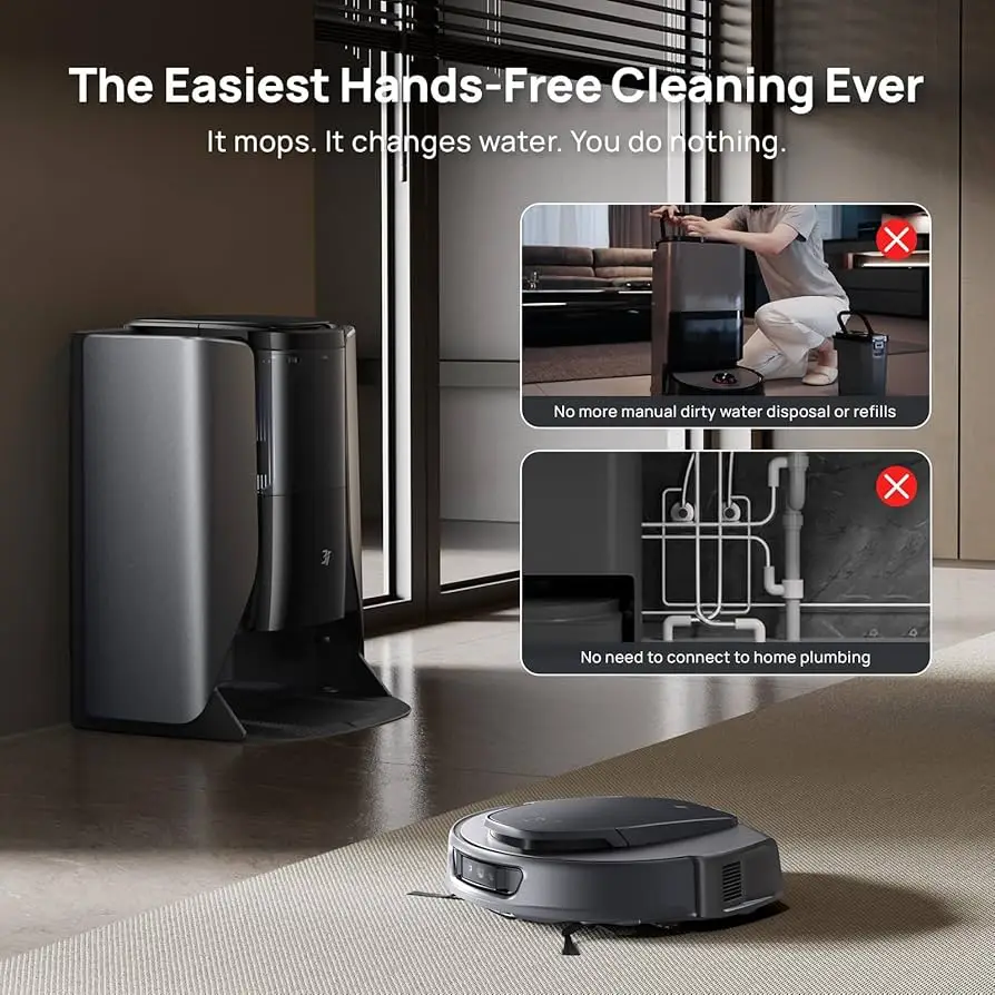 

РАСПРОДАЖА EMBER НА комбинированный робот-пылесос и швабра 3i P10 Ultra, выдвижная подушечка для мытья полов кромок и углов, всасывание 18000 Па, глубокая уборка